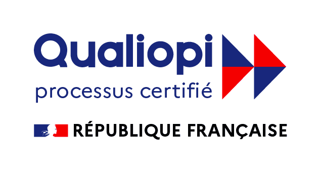 Logo bleu sur fond transparent de l'entreprise Skill & You