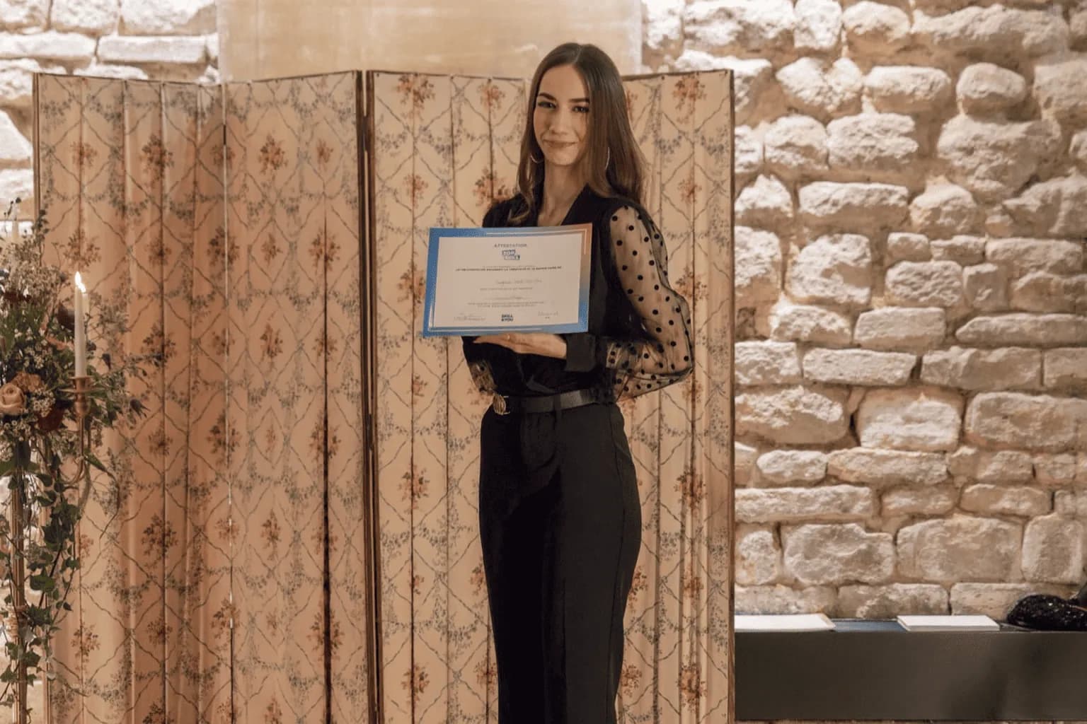 Portrait d'Eugénie, apprenante Skill & You en CAP Esthétique.